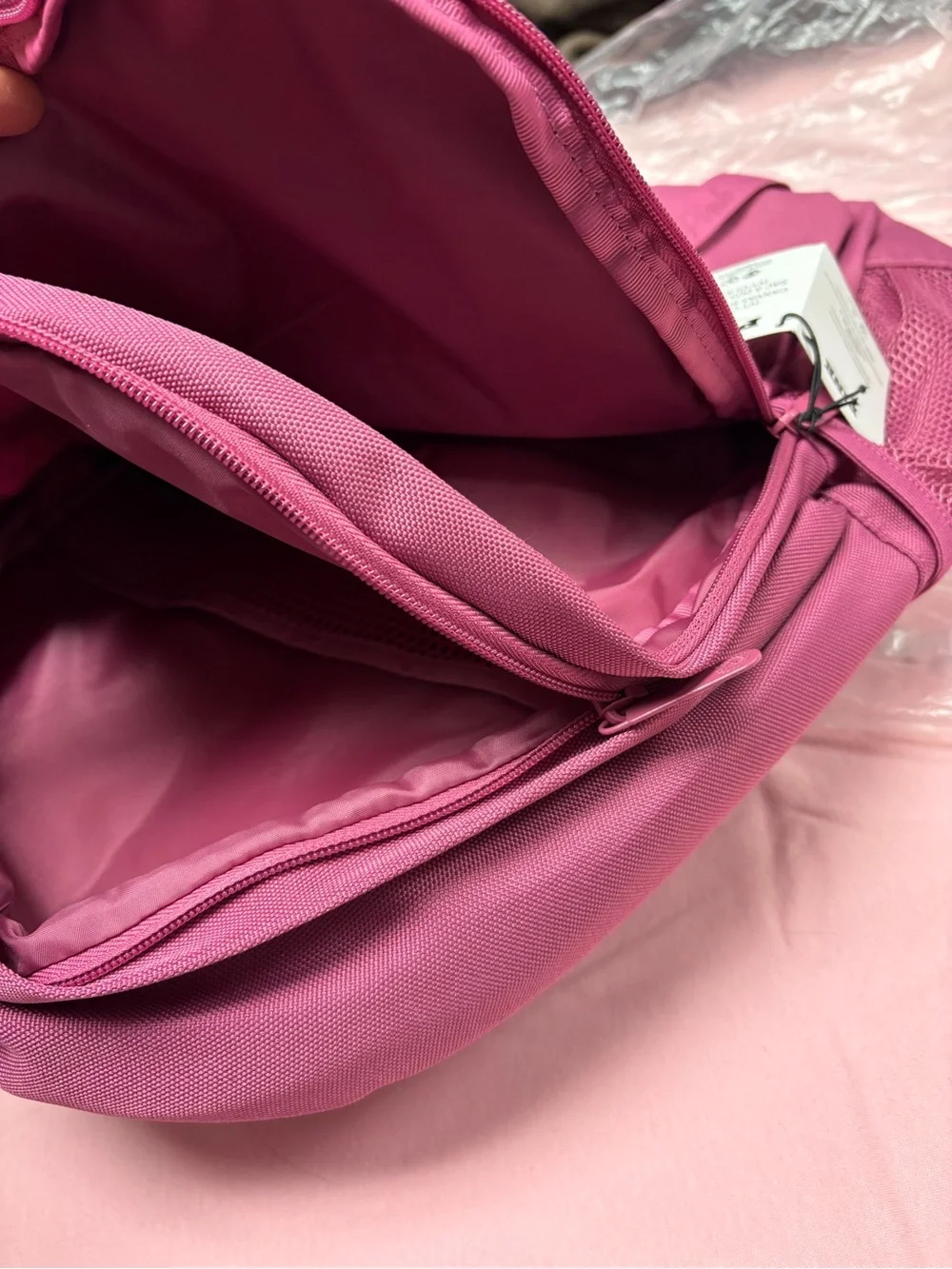 Victoria's Secret Plum Pink Backpack with Mesh Pockets - Picture 5 of 9